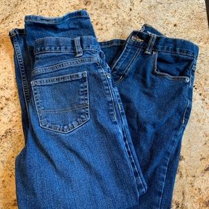 2 pairs boys jeans